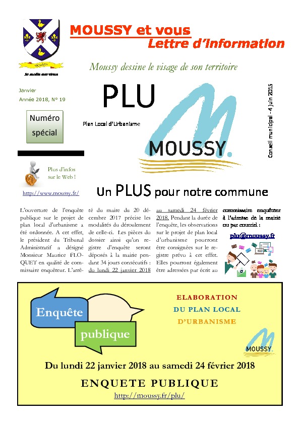 Moussy et Vous – Enquête publique PLU