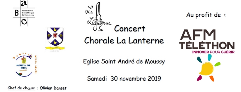 Concert du téléthon Moussy 2019