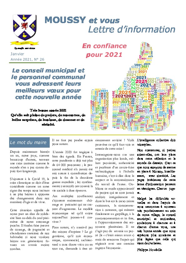 Moussy et vous – 4 janvier 2021