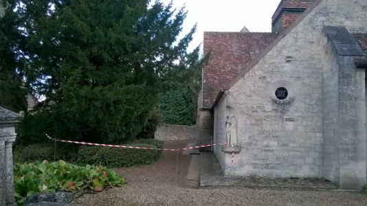 Travaux à l'église Travaux à l'église